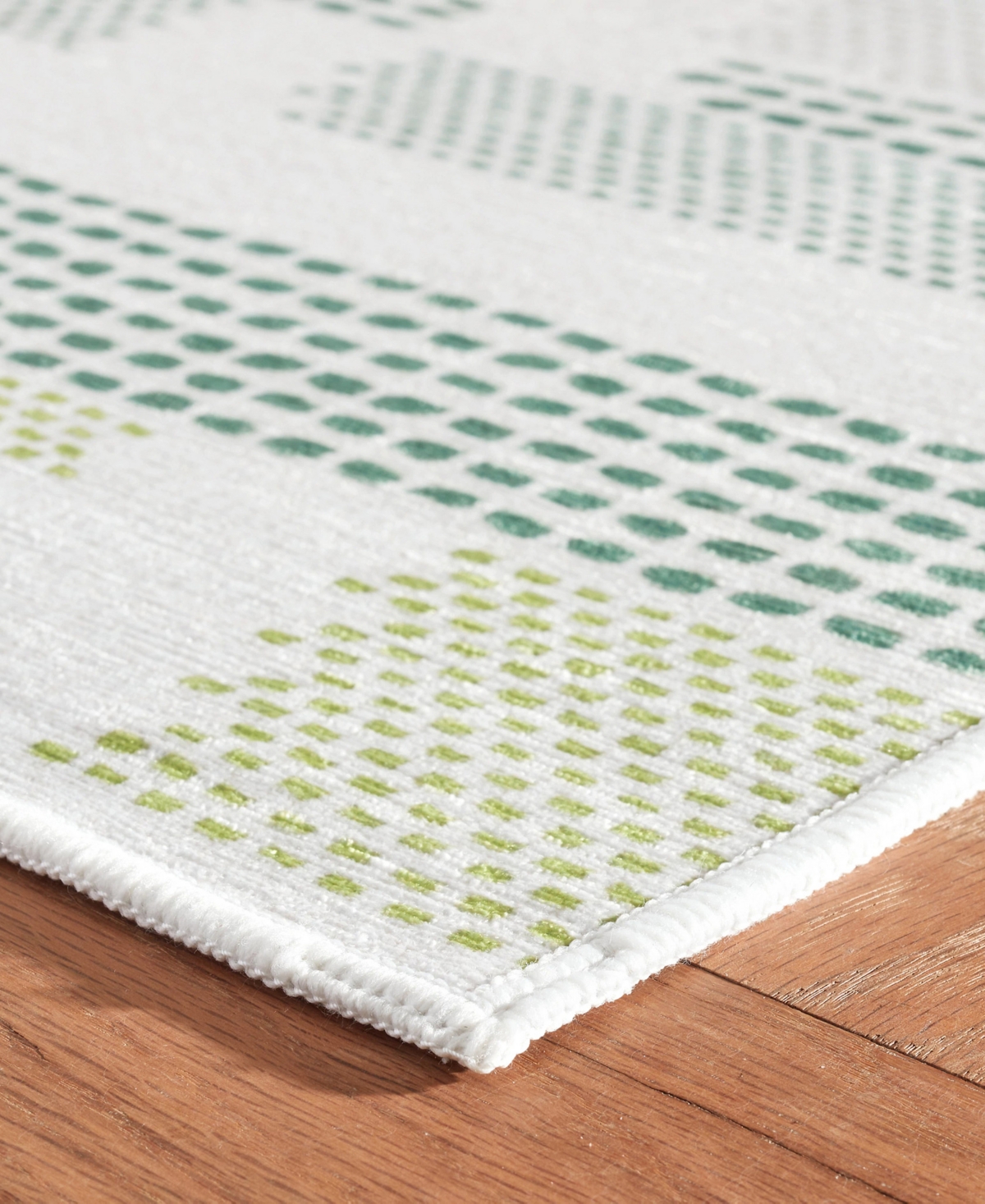 Dash And Albert Rugs By Annie Selke Tread Lightly Machine Washable Da2201 4'x6' Area Rug In Green