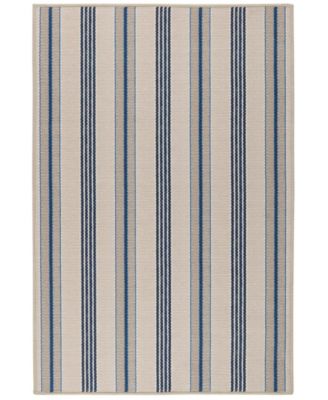 Dash and Albert Rugs by Annie Selke - Nimes Ticking Machine Washable DA2059 8'x10' Area Rug