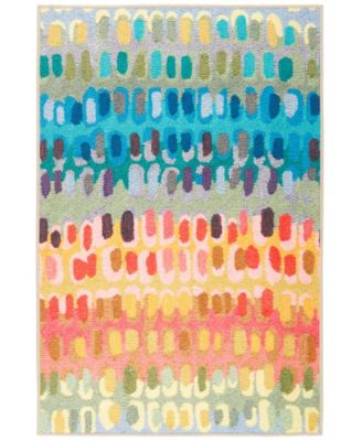 Paint Chip Machine Washable DA2048 2'6"x8' Runner Area Rug