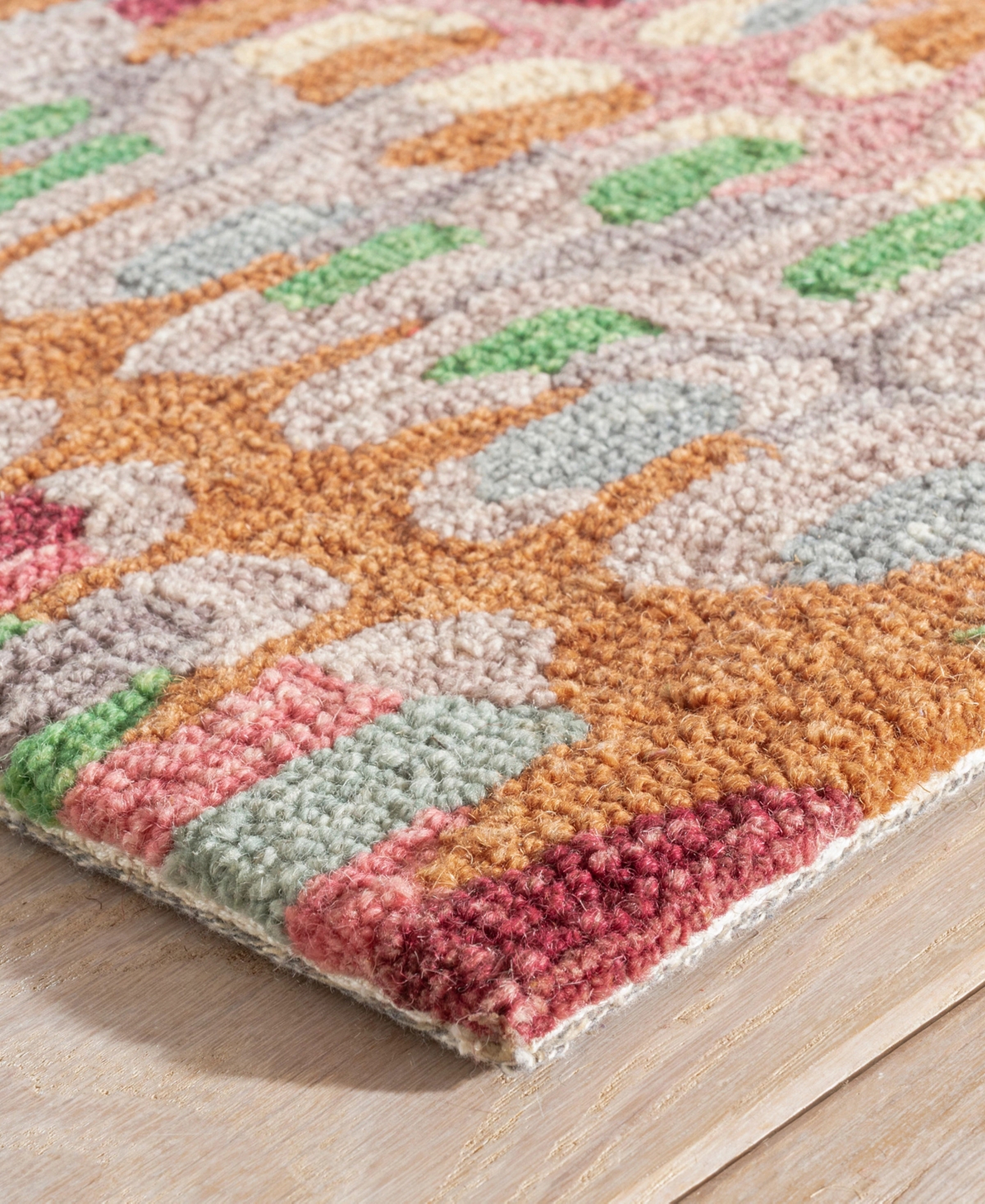 Dash And Albert Rugs By Annie Selke Paint Chip Wool Da1834 5'x8' Area Rug In Multi