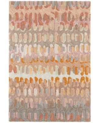 Dash and Albert Rugs by Annie Selke - Paint Chip Wool DA1830 5'x8' Area Rug