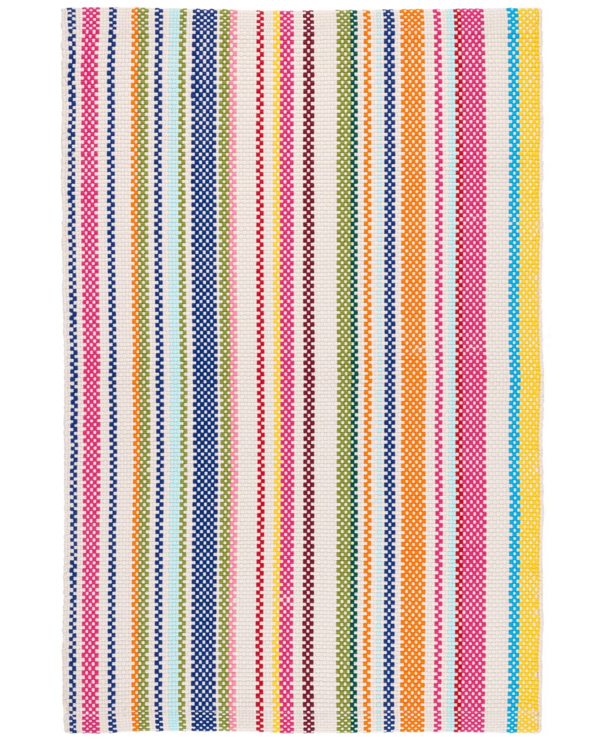 Dash And Albert Rugs By Annie Selke Summer Stripe Indoor/outdoor Da1631 9'x12' Area Rug In Multi