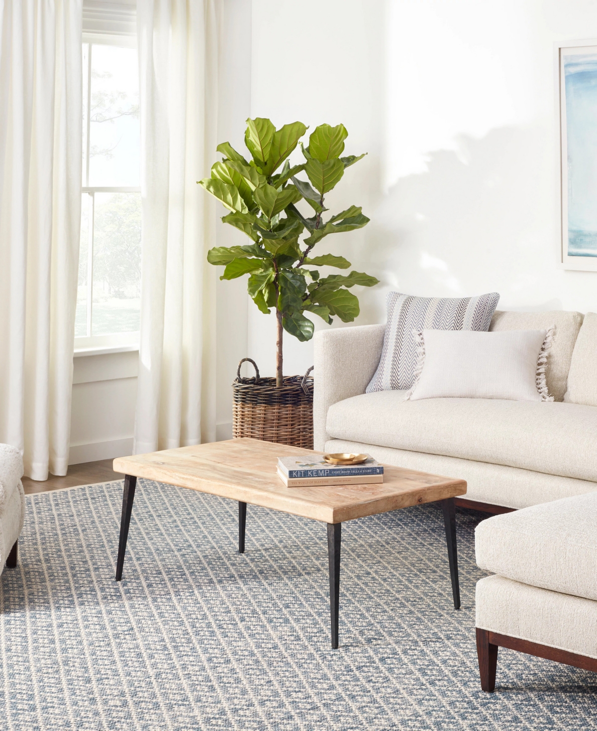 Dash And Albert Rugs By Annie Selke Melange Diamond Cotton Da887 6'x9' Area Rug In Blue
