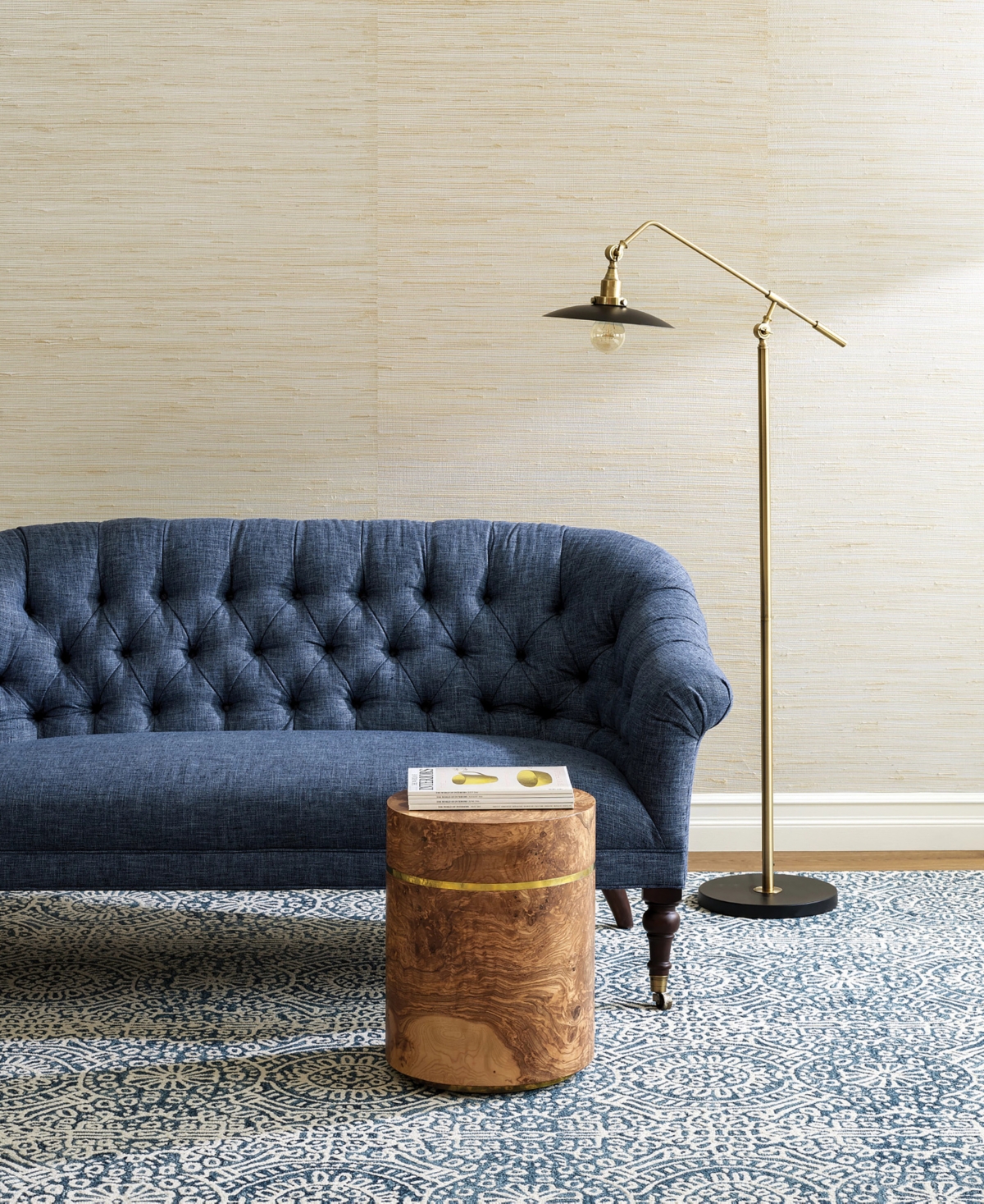 Dash And Albert Rugs By Annie Selke Temple Wool Da503 3'x5' Area Rug In Blue