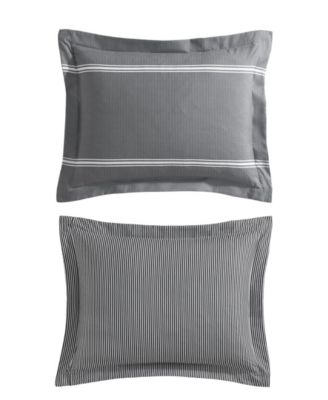 Chevron And Stripes Microfiber Reversible 5-Pc. Comforter Set, Twin