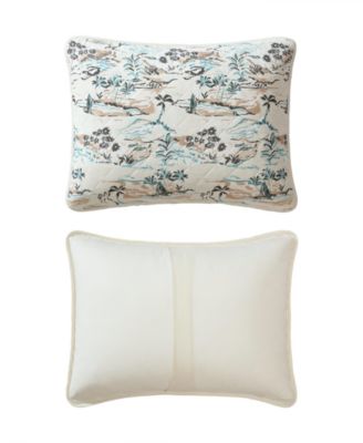 Alani Island Conversation Cotton Reversible 3-Pc. Quilt Set, King