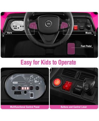 12V Kids Ride on Truck w/Parental Remote 3 Speeds & Reverse Forward Function