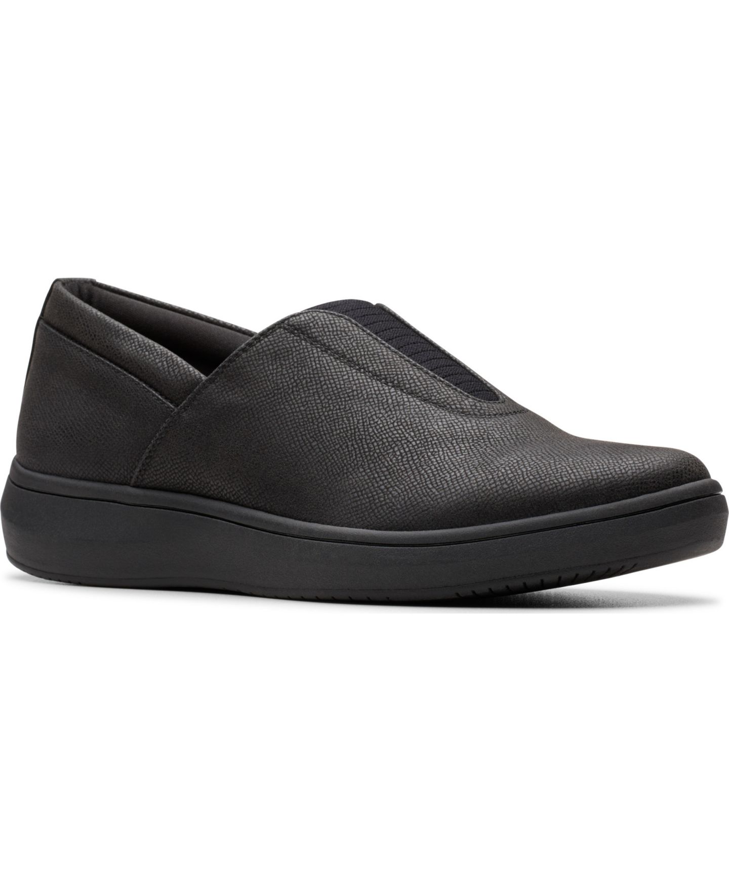 Женские кроссовки Clarks Cloudsteppers Breeze Sky Ria Round Toe, цвет: Чёрный — фото 1