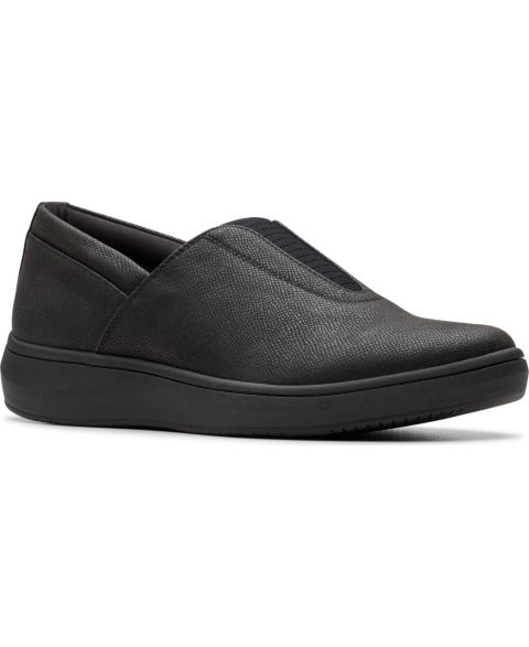 Женские кроссовки Clarks Cloudsteppers Breeze Sky Ria Round Toe, цвет: Чёрный