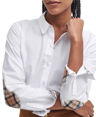 Women's Tartan Lined Button-Front Shirt