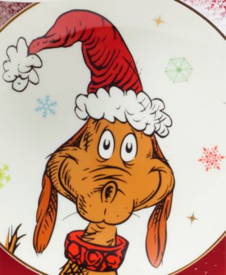 Merry Grinchmas Accent Plates, Set of 4