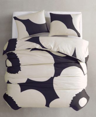 Iso Unikko Cotton 3-Pc. Duvet Cover Set, King