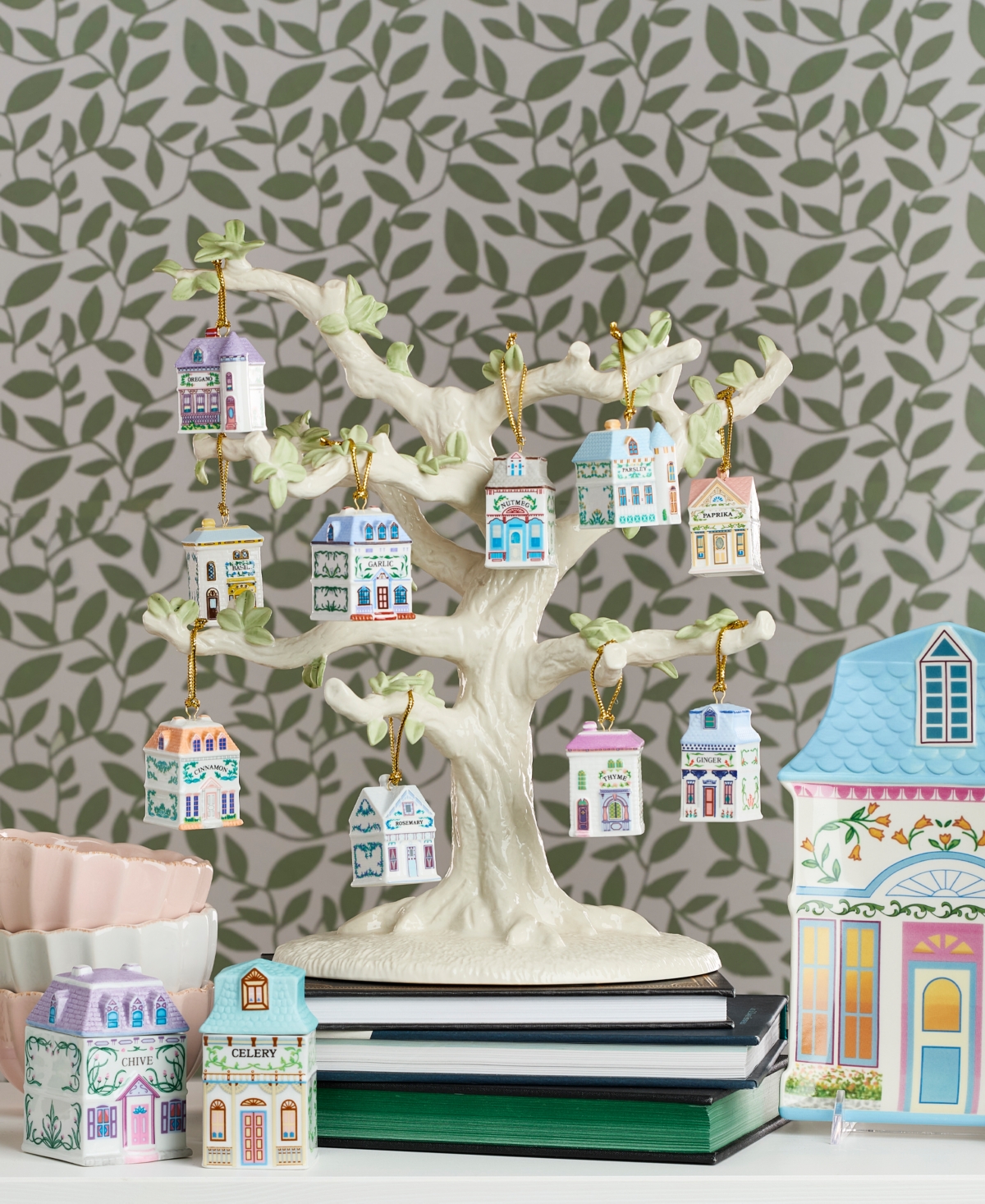 Lenox New For 2025!  Spice Village Ornaments, Set Of 10 In Multi