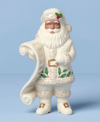 2025 African American Santa with List Figurine