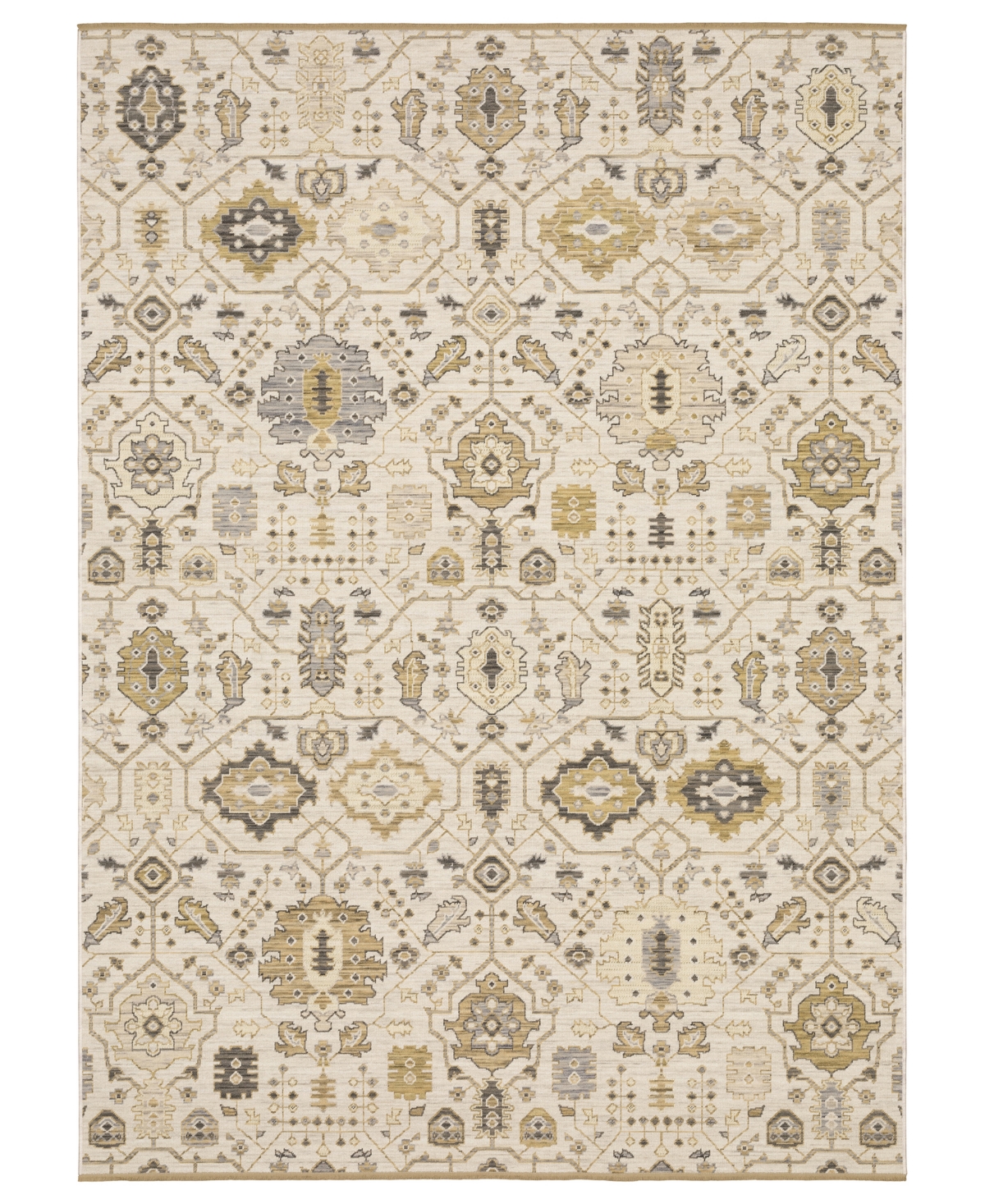 Oriental Weavers Acacia Aca11 2'6"x10' Runner Area Rug In Neutral