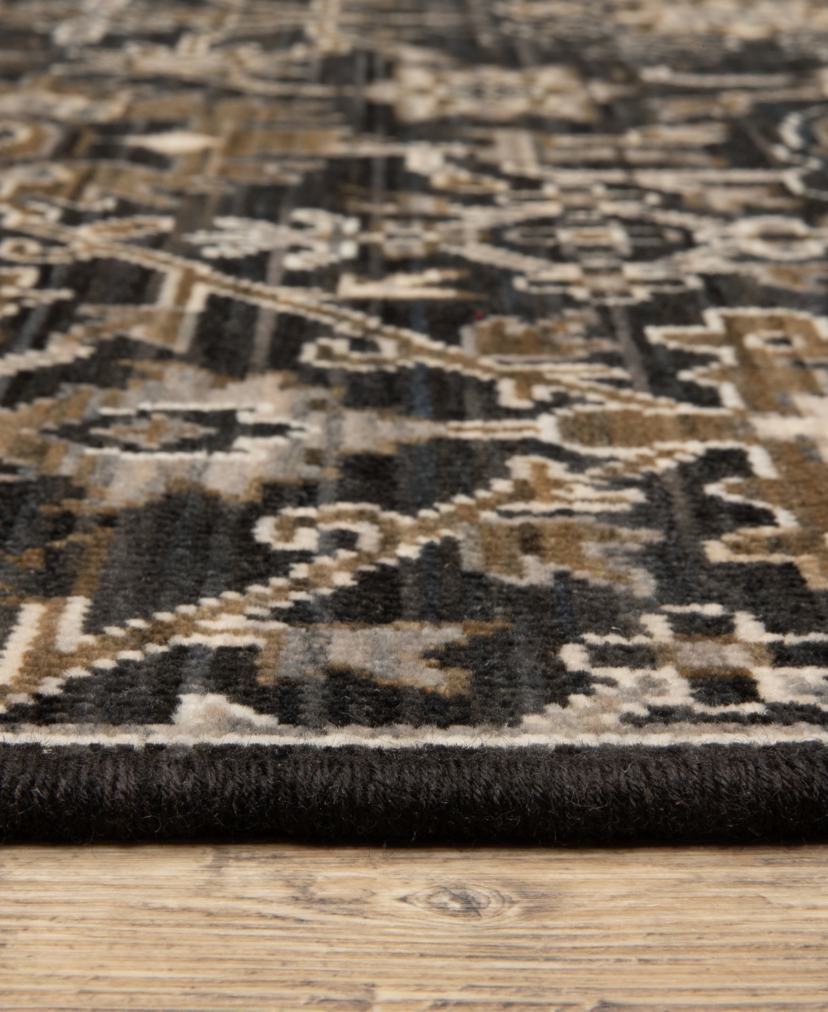 Oriental Weavers Acacia Aca05 7'10"x10'10" Area Rug In Black
