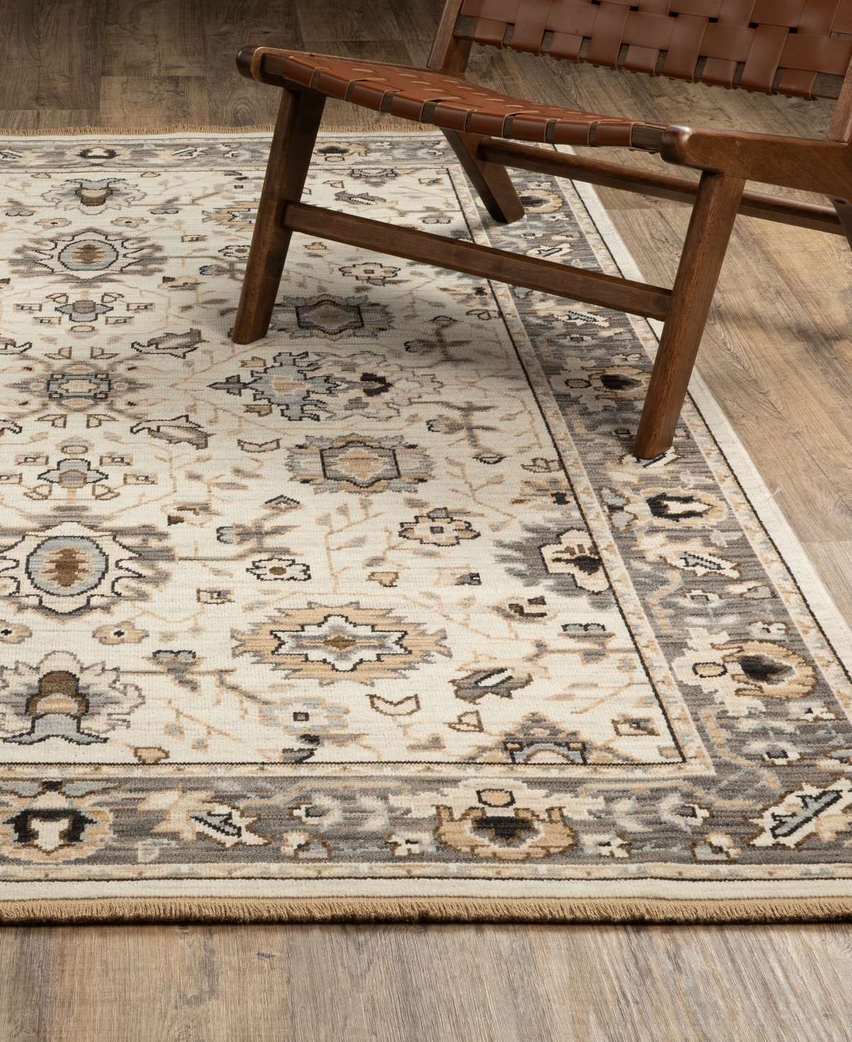 Oriental Weavers Acacia Aca06 2'6"x10' Runner Area Rug In Neutral