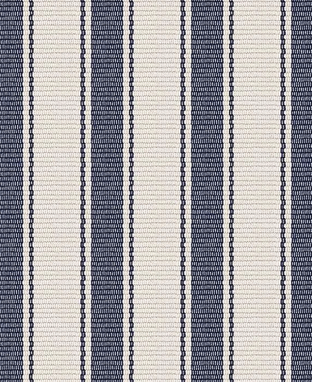 Dash And Albert Rugs By Annie Selke Blue Awning Machine Washable Da2033 6'x9' Area Rug In Blue
