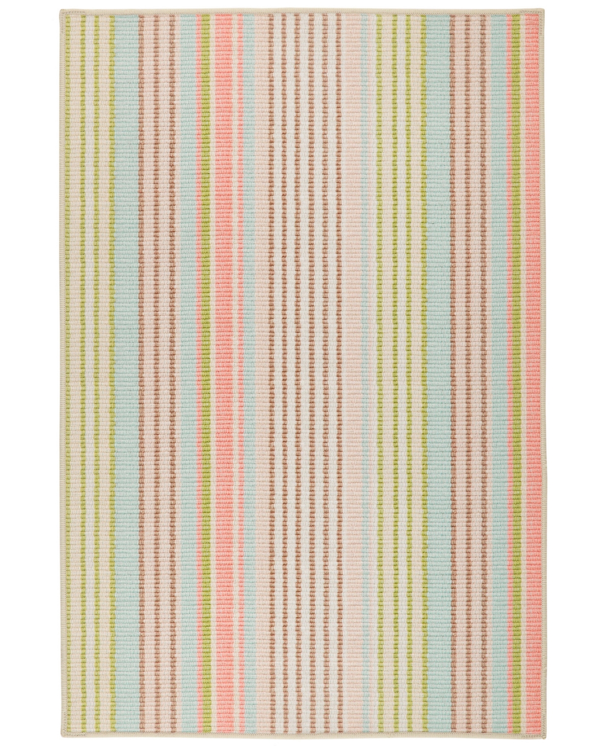 Dash And Albert Rugs By Annie Selke Ana Ticking Machine Washable Da2030 2'x3' Area Rug In Blue