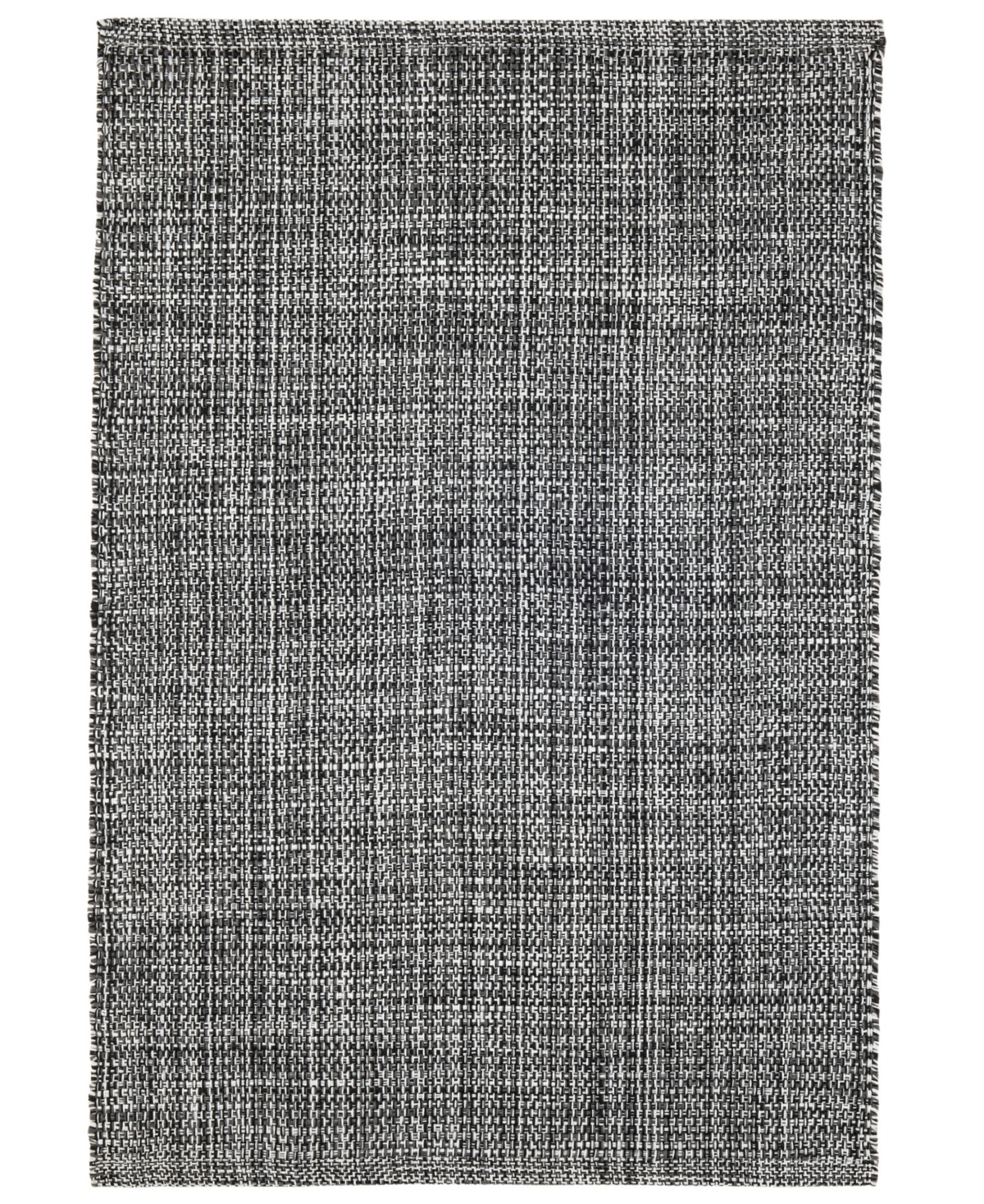 Dash And Albert Rugs By Annie Selke Fusion Indoor/outdoor Da1917 6'x9' Area Rug In Black