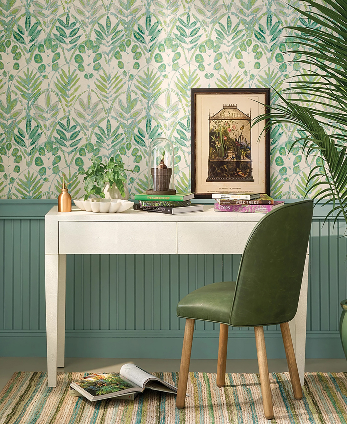 Dash And Albert Rugs By Annie Selke Francisco Da1420 3'x5' Area Rug In Green