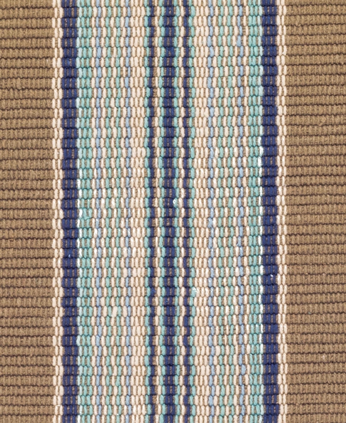 Dash And Albert Rugs By Annie Selke Blue Heron Stripe Rp41 6'x9' Area Rug In Blue