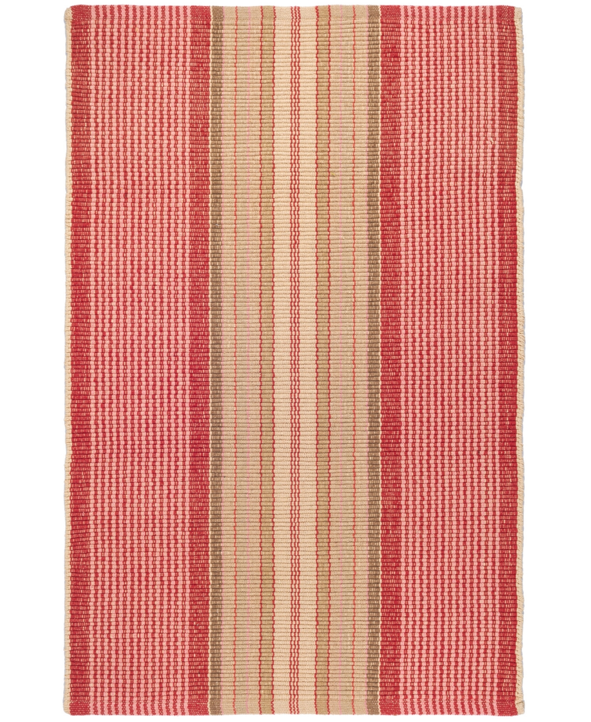 Dash And Albert Rugs By Annie Selke Framboise Prsfr 6'x9' Area Rug In Red