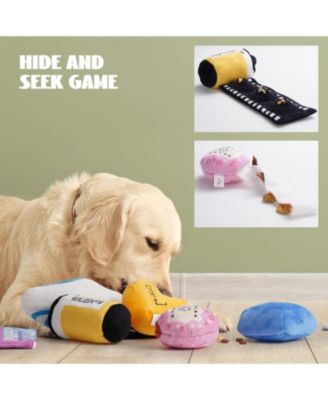 7 PCS Retro Tech Plush Toy Set, gift,Y2K Nostalgia Icons,Gift from Early 2000's, Enrichment Toys for Small and Medium Dogs