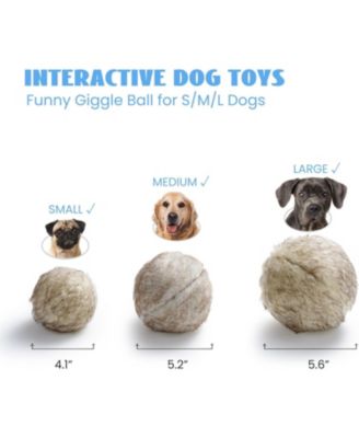 Wobble Giggle Ball for Dogs,Interactive Dog Toys for Boredom, Squeaky Ball Dog Toys,Pet Toys for Small Medium Large Dogs
