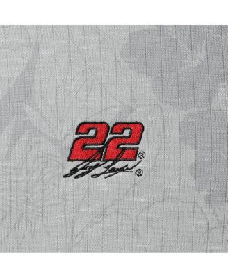 Men's Gray Joey Logano Miramar Blooms Polo Shirt