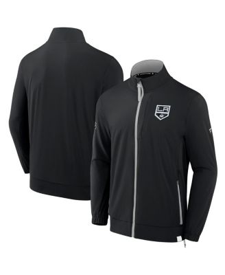 Fanatics - Men's Black Los Angeles Kings Authentic Pro Rink Coaches Full-Zip Jacket