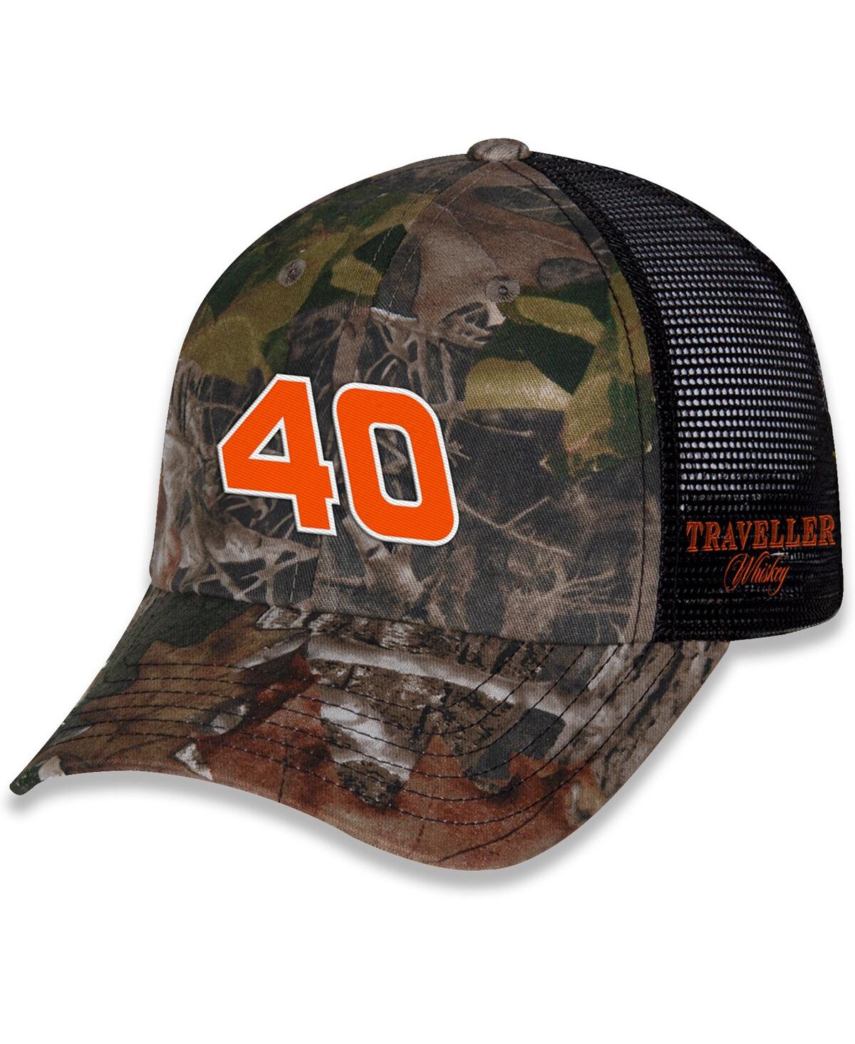 Men's Camo Justin Allgaier Traveler Whiskey Adjustable Hat - Camo
