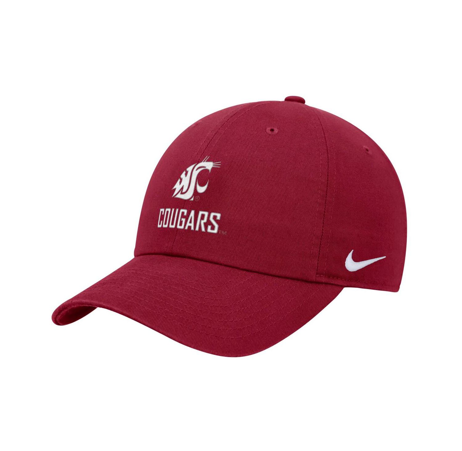 Men's Crimson Washington State Cougars 2025 On-Field Club Adjustable Hat