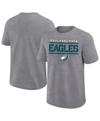Fanatics - Men's Heather Gray Philadelphia Eagles Big Tall Top Notch T-Shirt