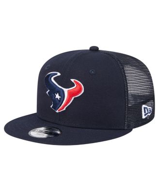 New Era - Big Boys and Girls Navy Houston Texans Main Trucker Snapback Hat