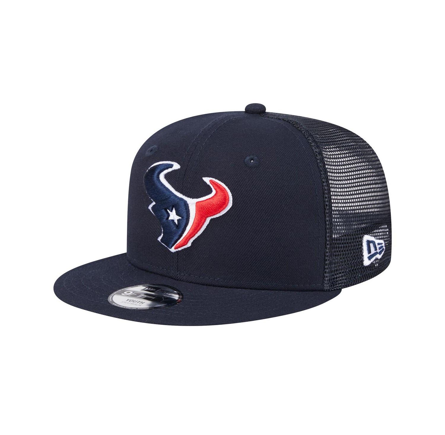Big Boys and Girls Navy Houston Texans Main Trucker Snapback Hat