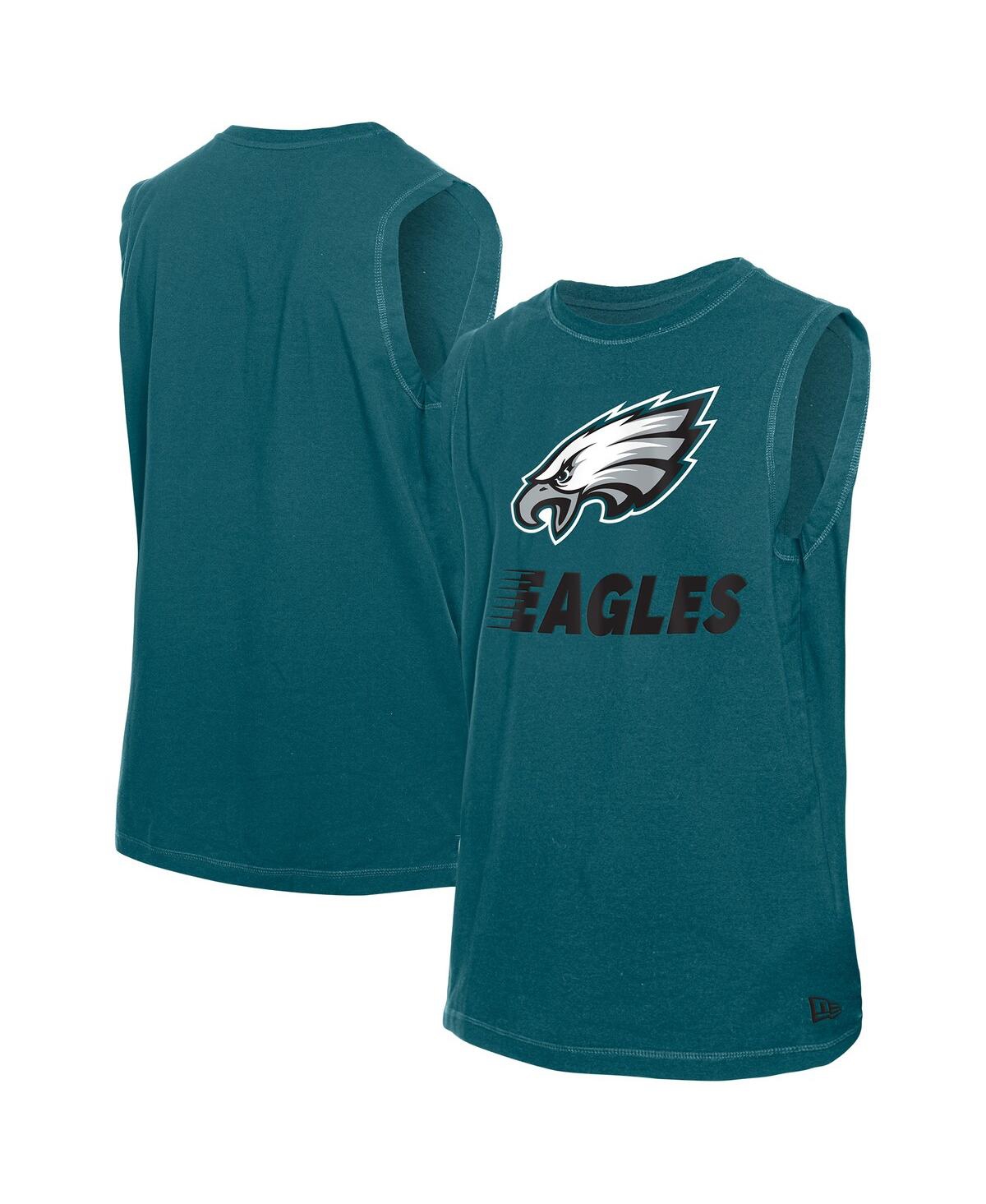 Men's Midnight Green Philadelphia Eagles Leisure Collection Tank Top - Green