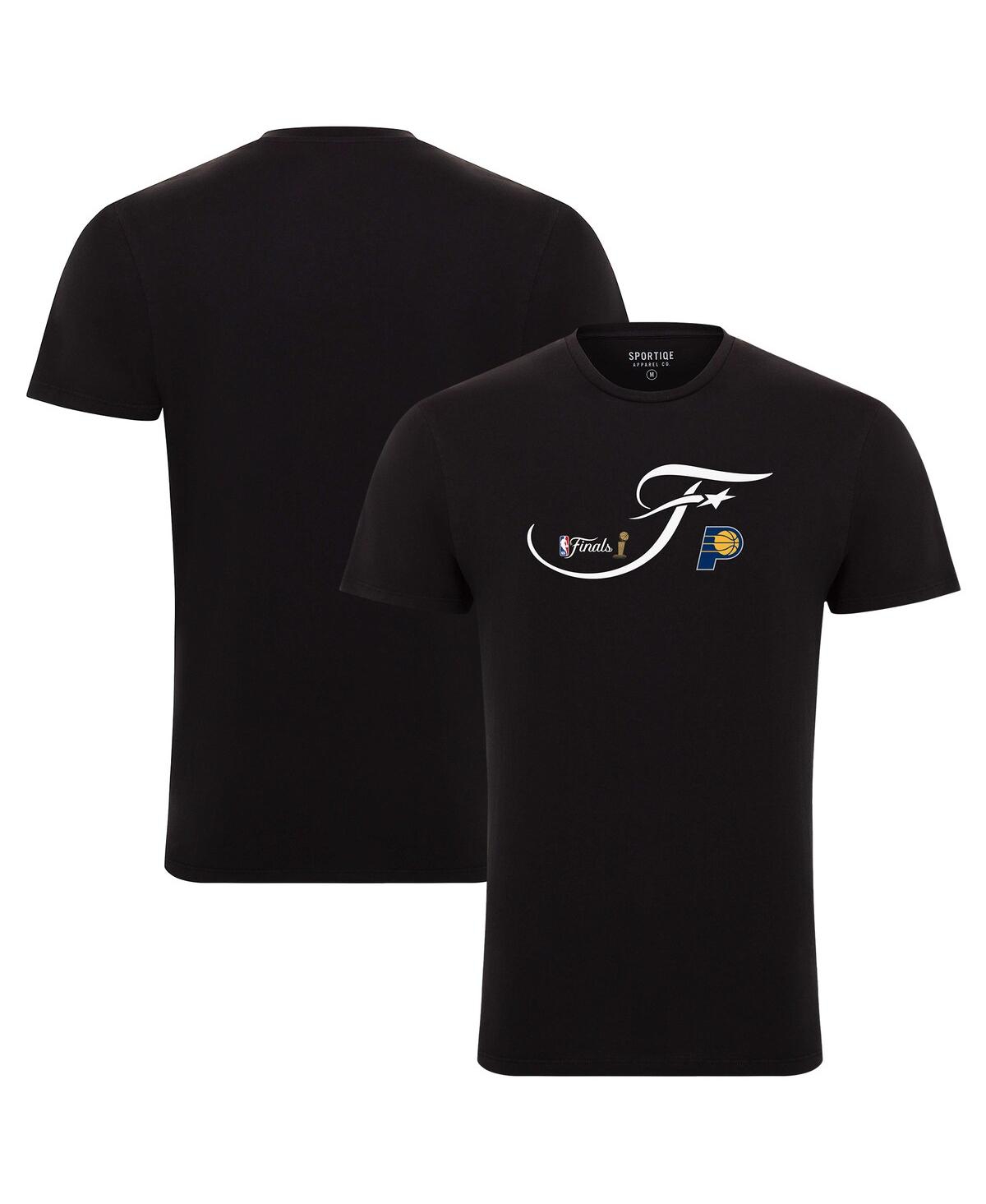 Men's and Women's Black Indiana Pacers 2025 Nba Finals Bingham Premium T-Shirt - Black