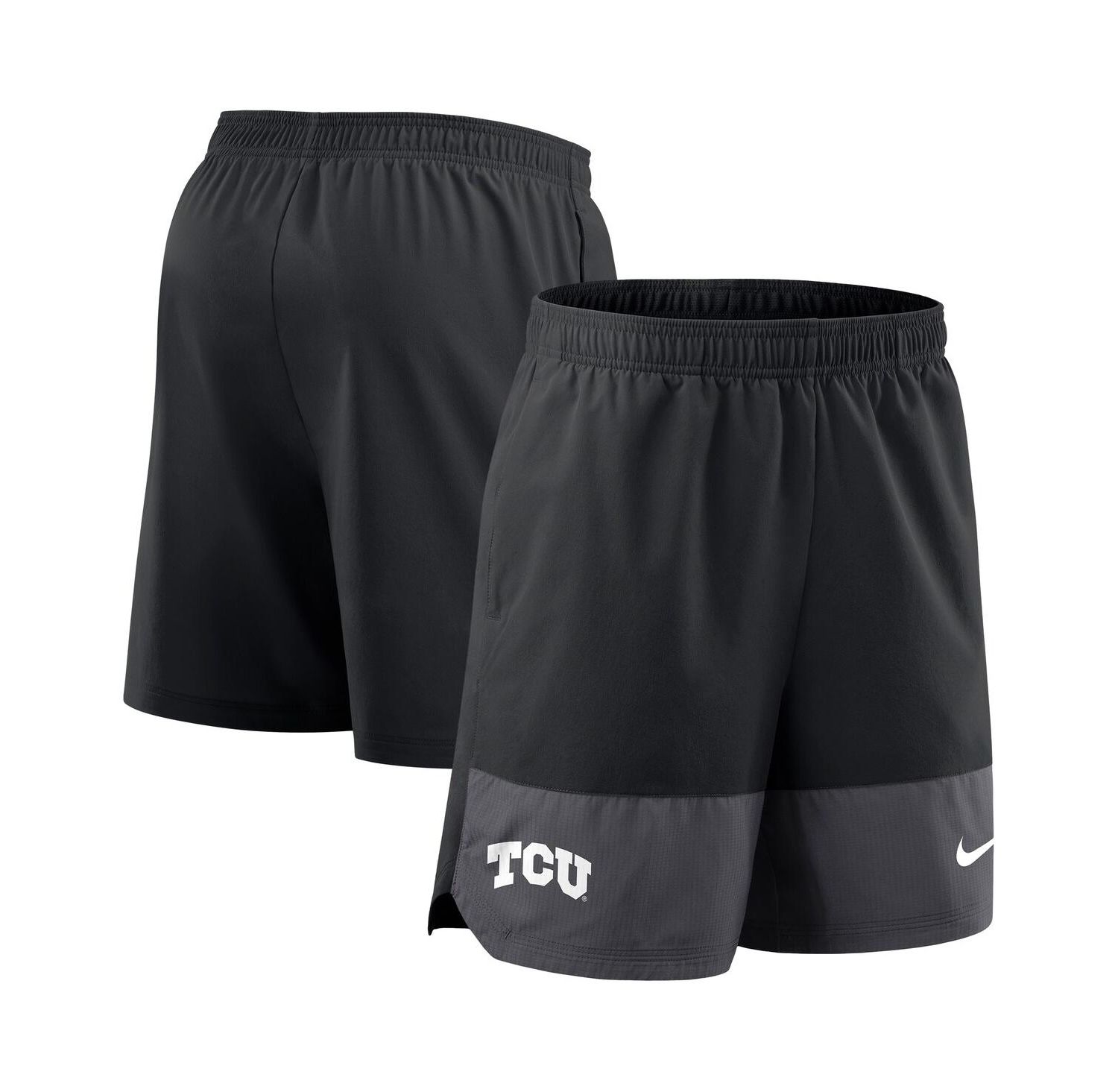 Men's Black TCU Horned Frogs 2025 Sideline Performance Shorts