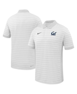 Nike - Men's White Cal Bears 2025 Early Season Coaches Sideline Victory Stripe Performance Polo Shirt