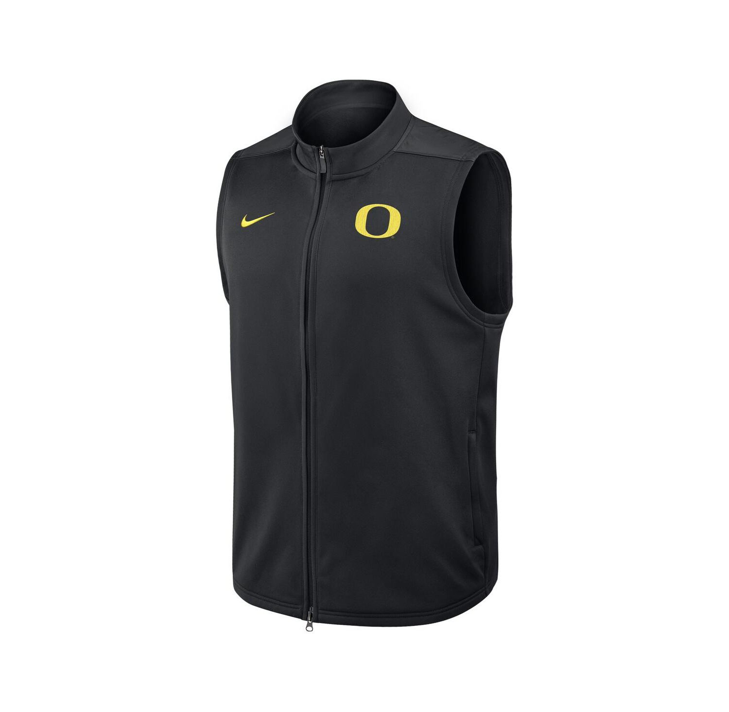 Men's Black Oregon Ducks Primetime Victory Performance Full-Zip Vest