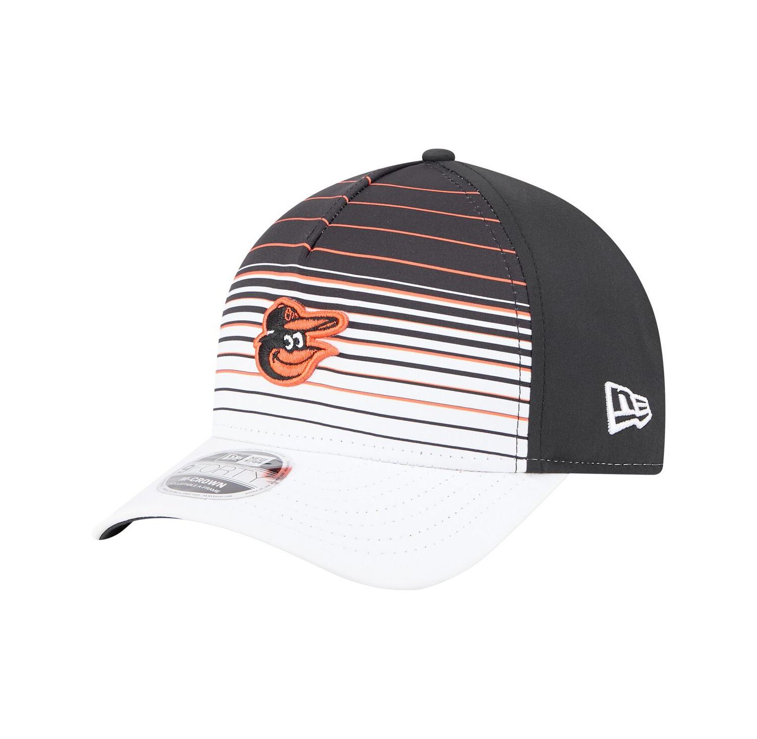 Men's Black Baltimore Orioles Gradient 9FORTY M-Crown Adjustable Hat