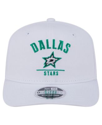 Men's White Dallas Stars Team Lockup Basic 9SEVENTY Adjustable Hat
