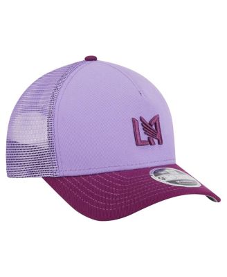 Men's Purple LAFC Color Pack 9FORTY A-Frame Adjustable Trucker Hat
