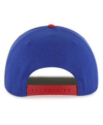 Men's Royal/Red Philadelphia 76ers Drop Shadow Rope Hitch Adjustable Hat