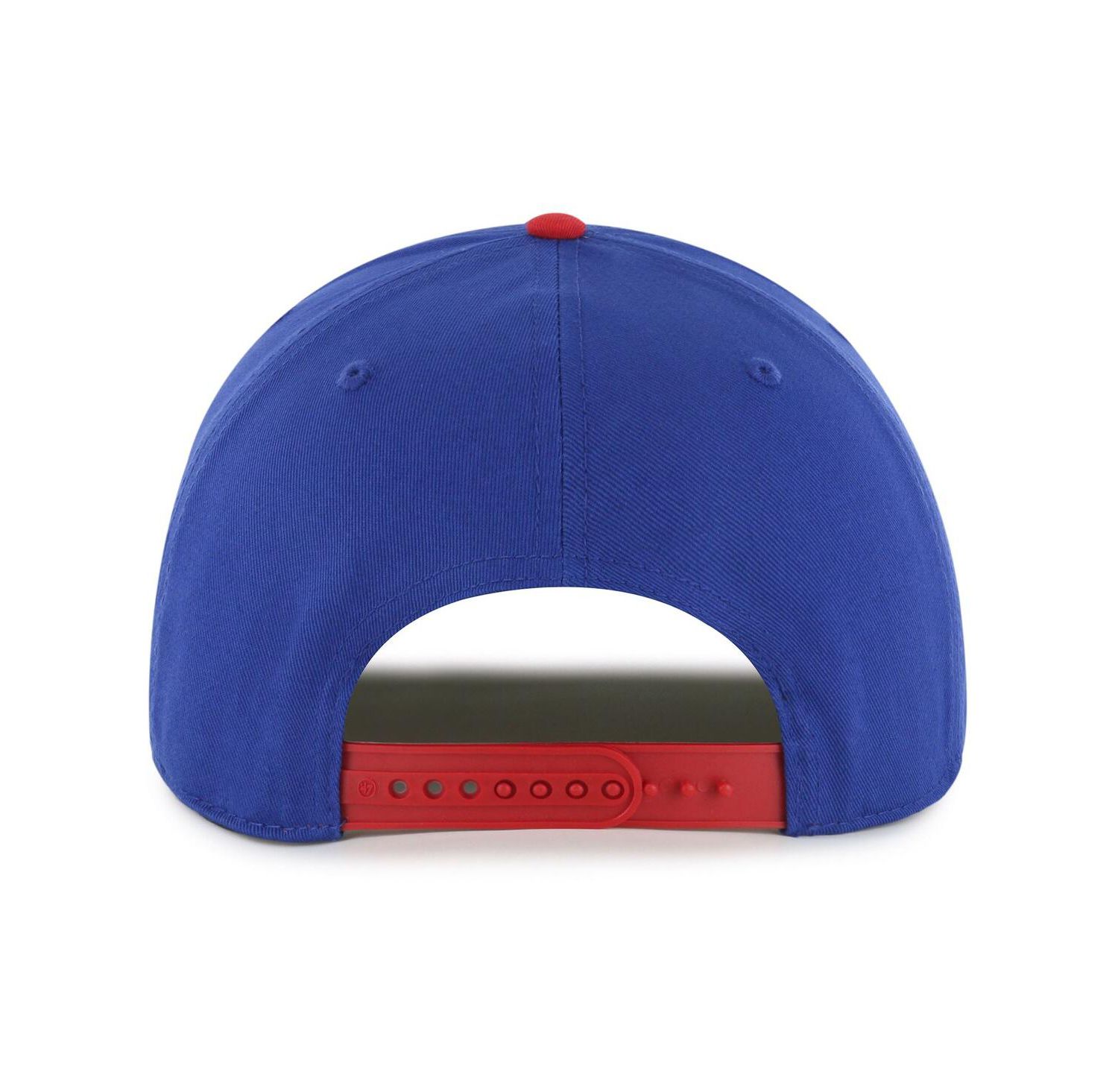 Men's Royal/Red Philadelphia 76ers Drop Shadow Rope Hitch Adjustable Hat