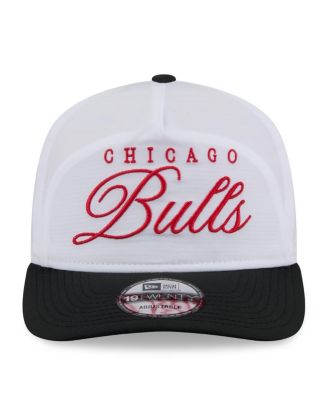 Men's White/Black Chicago Bulls 2025 NBA Draft On-Stage Nylon 19TWENTY Adjustable Hat