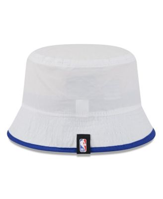 Men's White/Royal Philadelphia 76ers 2025 NBA Draft Nylon Bucket Hat