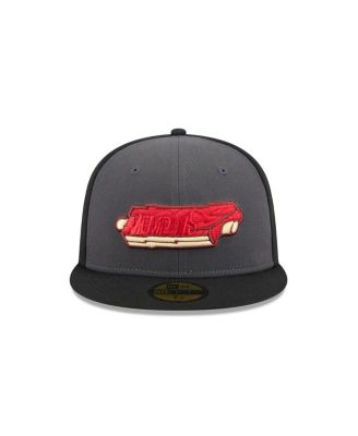 Men's Gray Memphis Redbirds Theme Nights 59FIFTY Fitted Hat