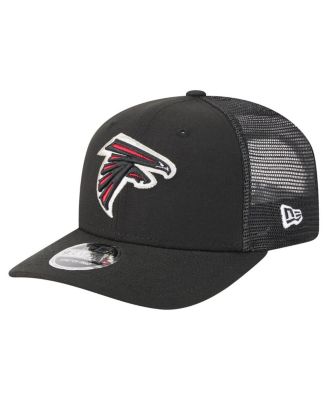 New Era - Men's Black Atlanta Falcons Team Collection 9SEVENTY Stretch-Snap Adjustable Hat